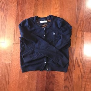 Abercrombie and Fitch Lace Back Cardigan